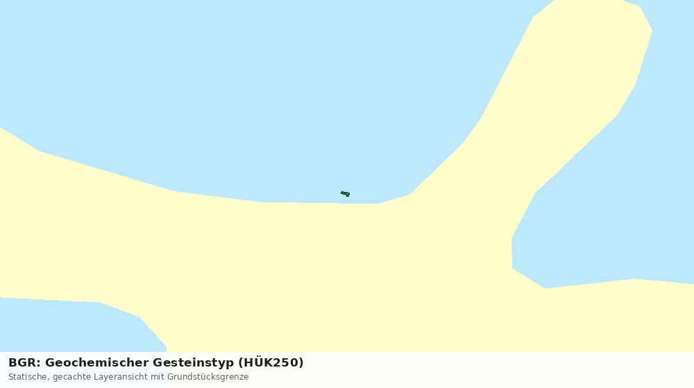 Statische Kartenansicht: BGR: Geochemischer Gesteinstyp (HÜK250)