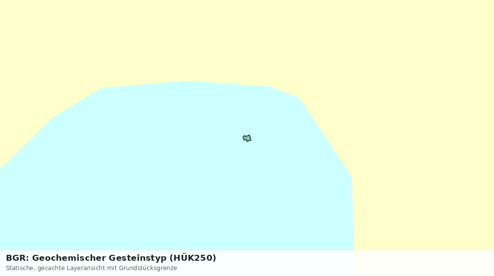 Statische Kartenansicht: BGR: Geochemischer Gesteinstyp (HÜK250)