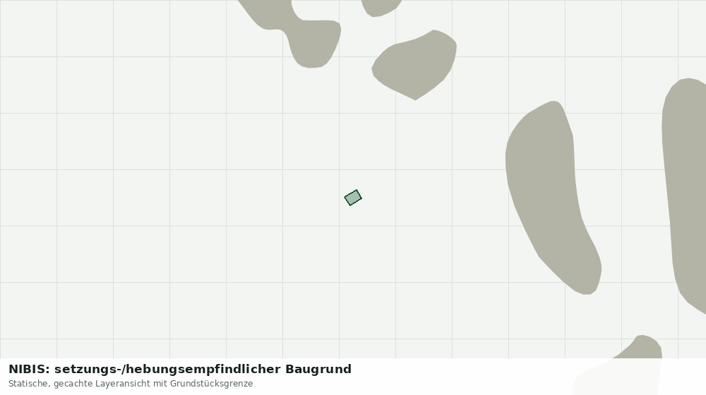 Statische Kartenansicht: NIBIS: setzungs-/hebungsempfindlicher Baugrund