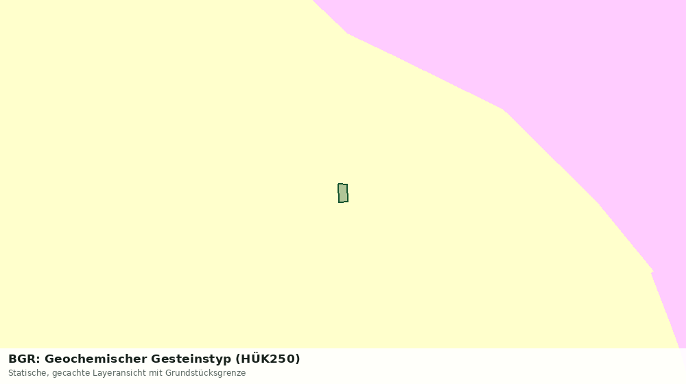 Statische Kartenansicht: BGR: Geochemischer Gesteinstyp (HÜK250)