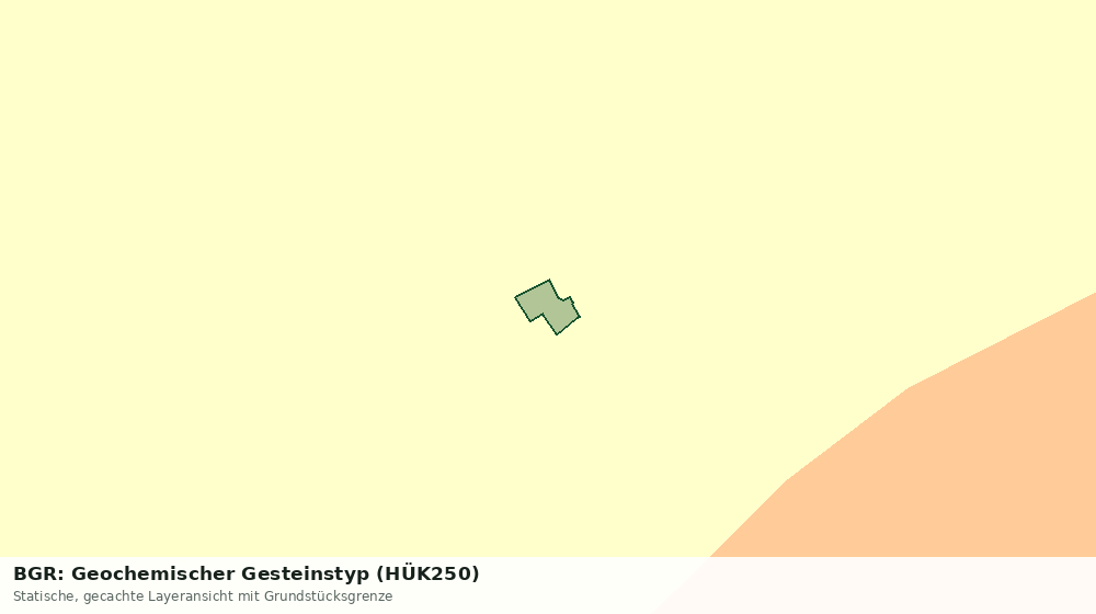 Statische Kartenansicht: BGR: Geochemischer Gesteinstyp (HÜK250)