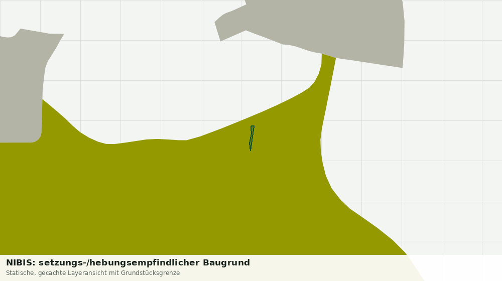 Statische Kartenansicht: NIBIS: setzungs-/hebungsempfindlicher Baugrund