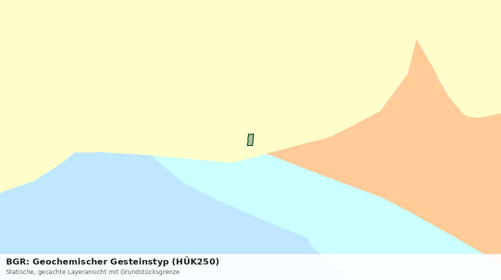 Statische Kartenansicht: BGR: Geochemischer Gesteinstyp (HÜK250)