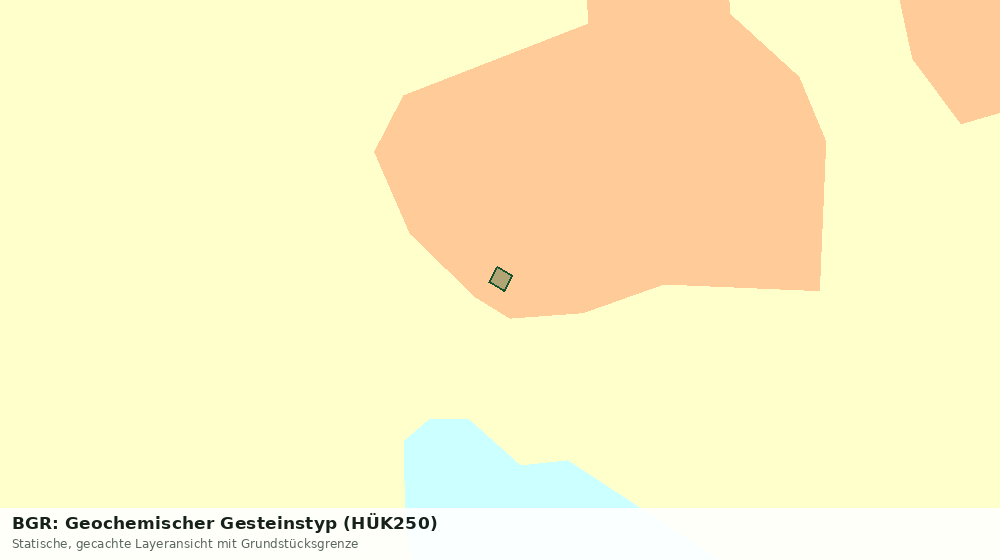 Statische Kartenansicht: BGR: Geochemischer Gesteinstyp (HÜK250)