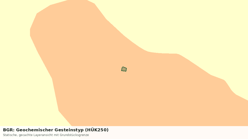 Statische Kartenansicht: BGR: Geochemischer Gesteinstyp (HÜK250)