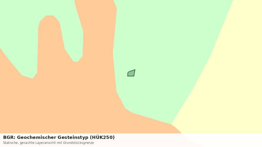 Statische Kartenansicht: BGR: Geochemischer Gesteinstyp (HÜK250)