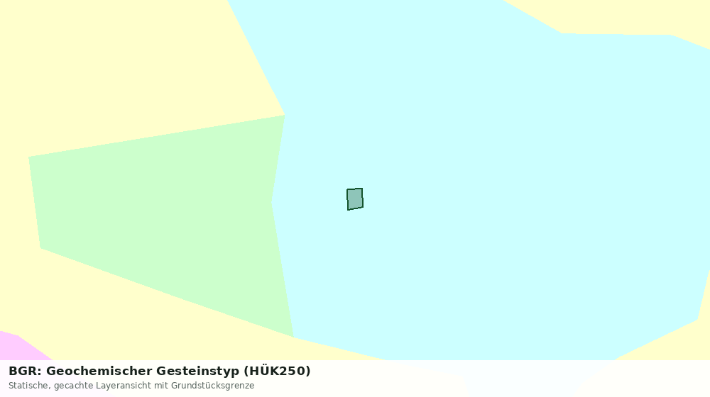Statische Kartenansicht: BGR: Geochemischer Gesteinstyp (HÜK250)