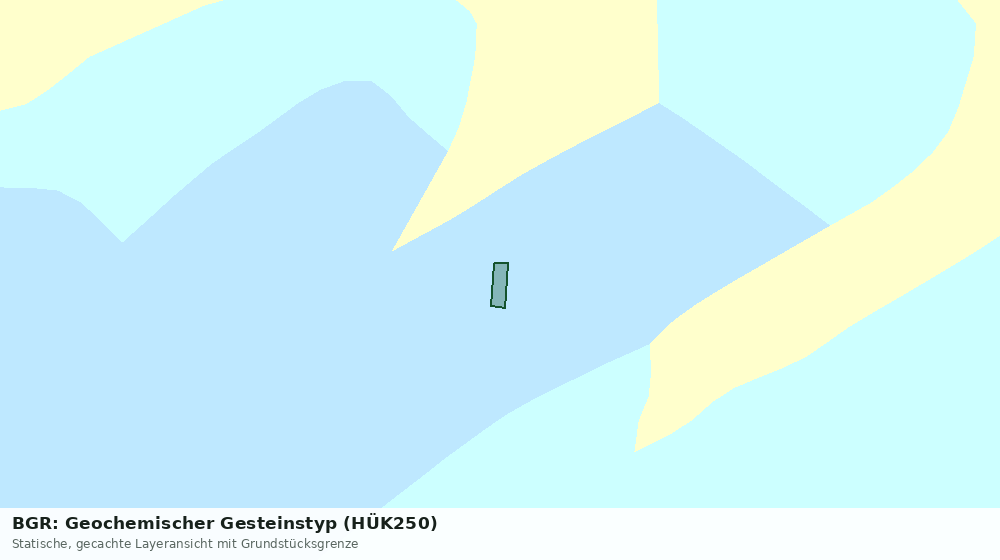 Statische Kartenansicht: BGR: Geochemischer Gesteinstyp (HÜK250)