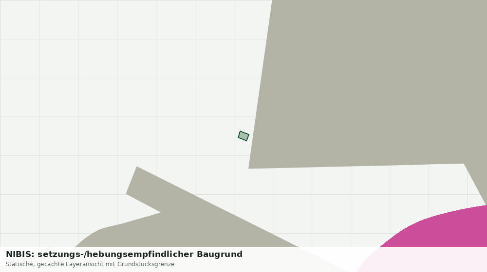 Statische Kartenansicht: NIBIS: setzungs-/hebungsempfindlicher Baugrund
