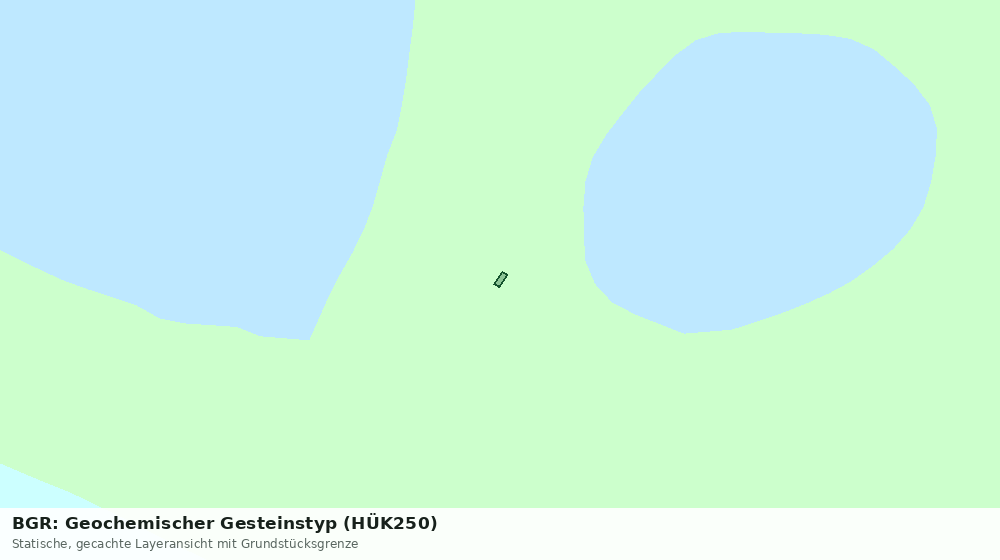 Statische Kartenansicht: BGR: Geochemischer Gesteinstyp (HÜK250)