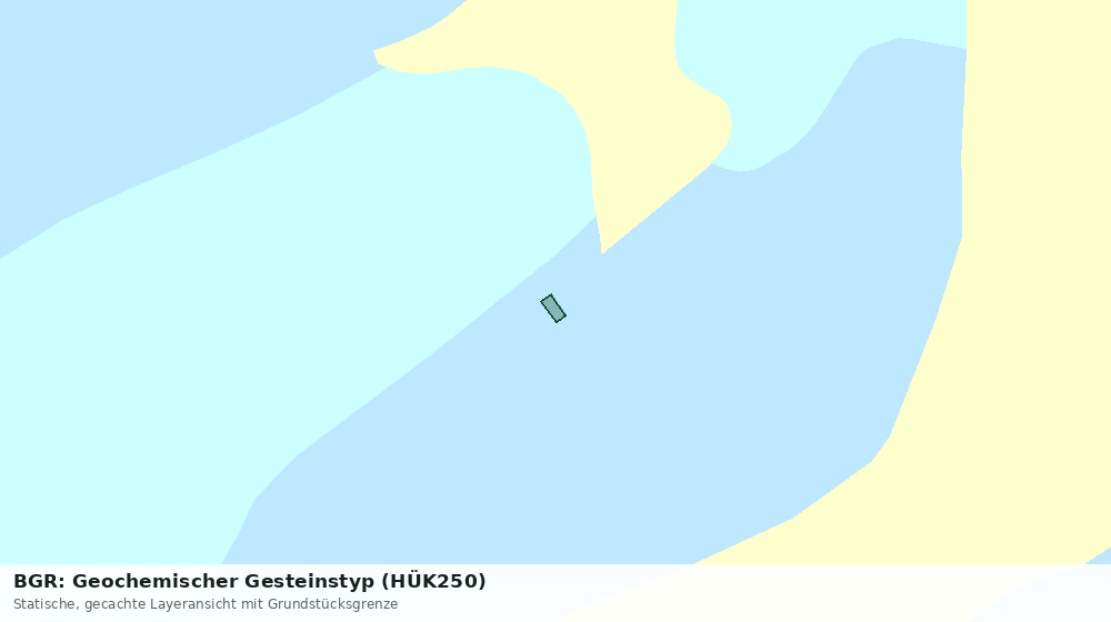 Statische Kartenansicht: BGR: Geochemischer Gesteinstyp (HÜK250)