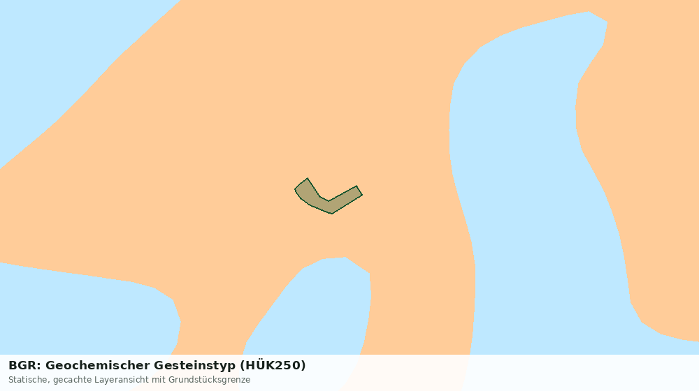 Statische Kartenansicht: BGR: Geochemischer Gesteinstyp (HÜK250)