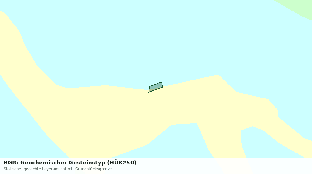 Statische Kartenansicht: BGR: Geochemischer Gesteinstyp (HÜK250)