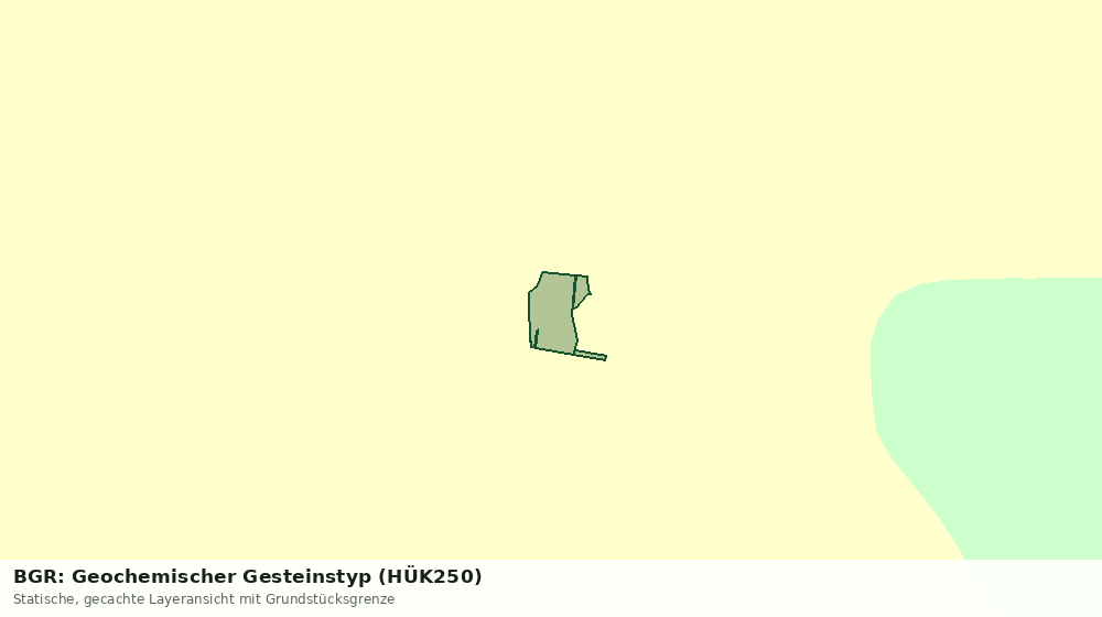 Statische Kartenansicht: BGR: Geochemischer Gesteinstyp (HÜK250)
