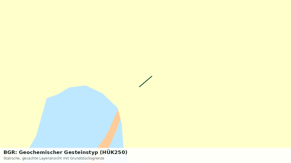 Statische Kartenansicht: BGR: Geochemischer Gesteinstyp (HÜK250)
