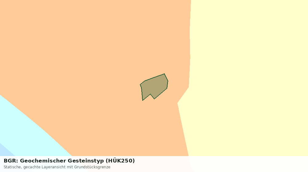 Statische Kartenansicht: BGR: Geochemischer Gesteinstyp (HÜK250)