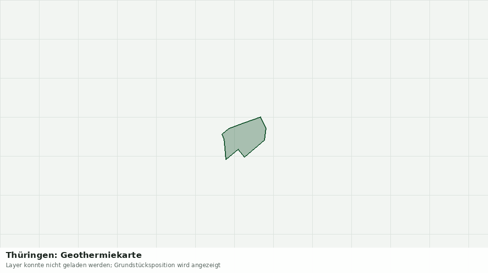 Statische Kartenansicht: Thüringen: Geothermiekarte