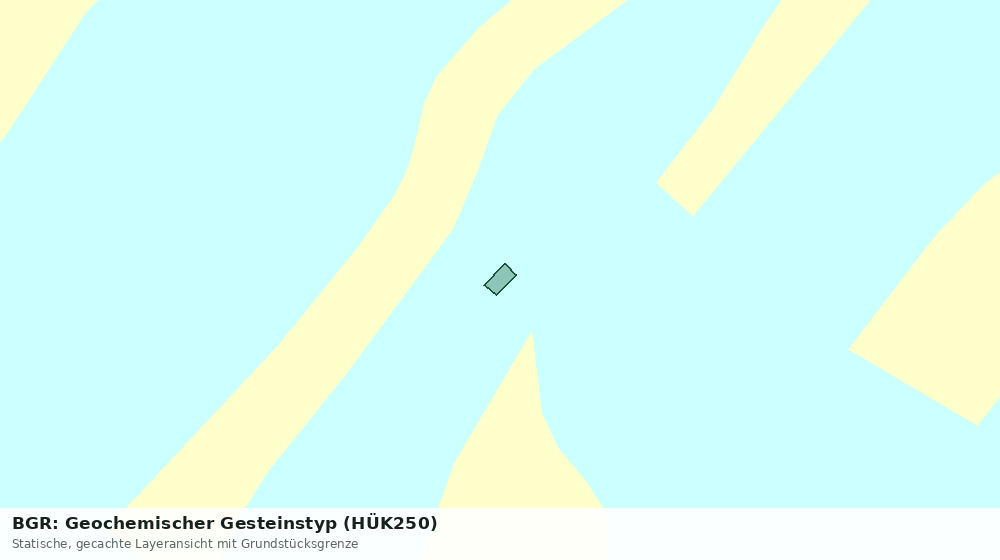Statische Kartenansicht: BGR: Geochemischer Gesteinstyp (HÜK250)