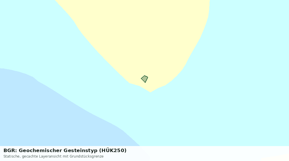Statische Kartenansicht: BGR: Geochemischer Gesteinstyp (HÜK250)