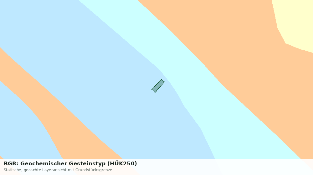 Statische Kartenansicht: BGR: Geochemischer Gesteinstyp (HÜK250)