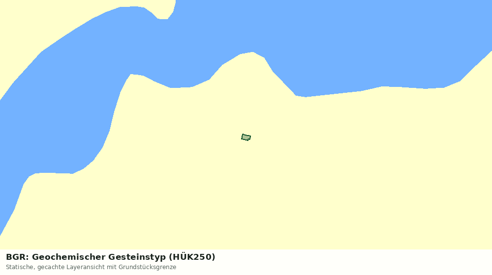 Statische Kartenansicht: BGR: Geochemischer Gesteinstyp (HÜK250)