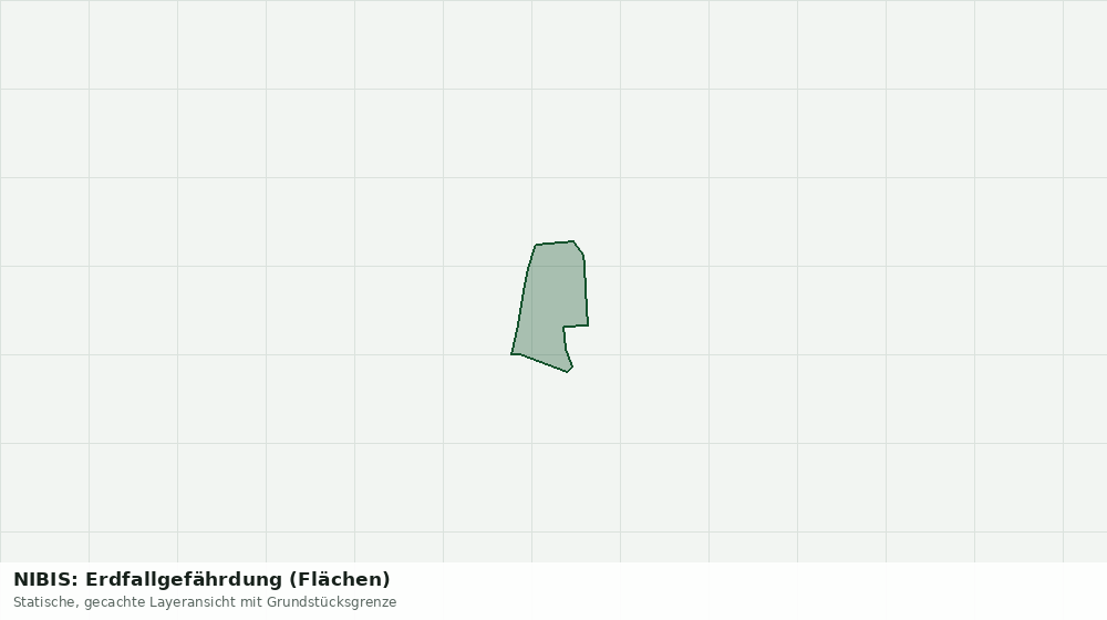Statische Kartenansicht: NIBIS: Erdfallgefährdung (Flächen)