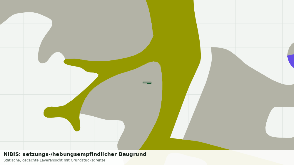 Statische Kartenansicht: NIBIS: setzungs-/hebungsempfindlicher Baugrund