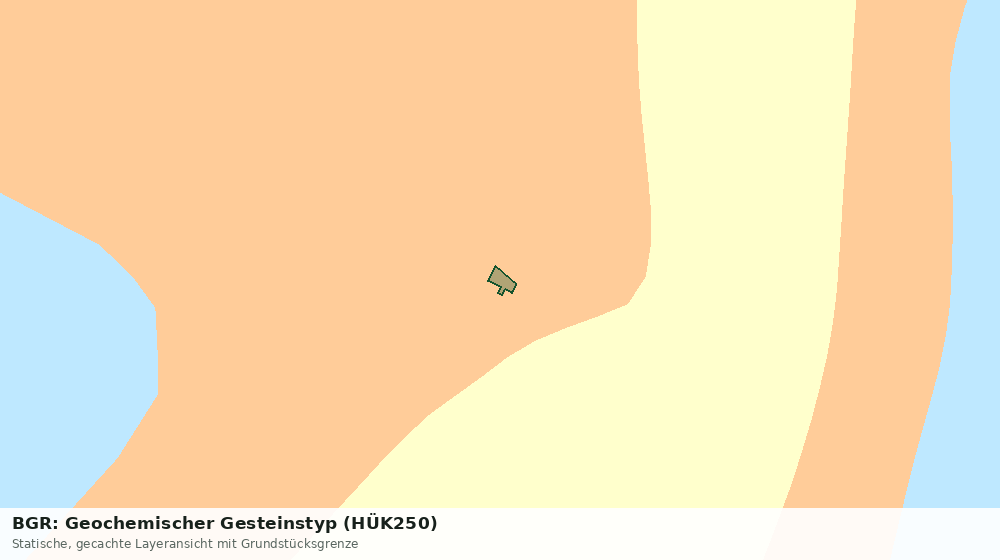 Statische Kartenansicht: BGR: Geochemischer Gesteinstyp (HÜK250)