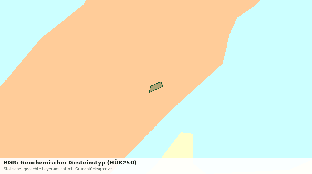 Statische Kartenansicht: BGR: Geochemischer Gesteinstyp (HÜK250)