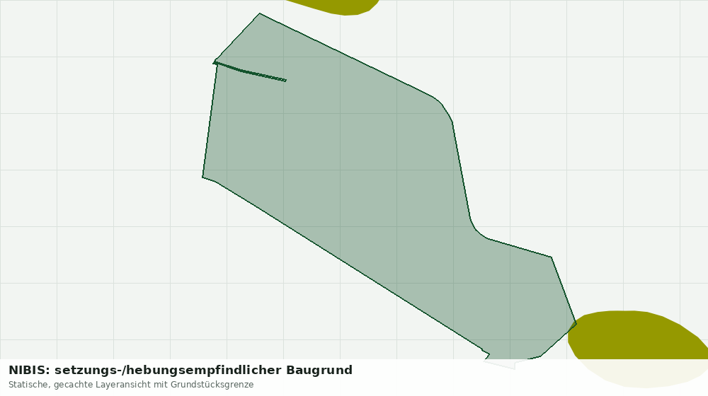 Statische Kartenansicht: NIBIS: setzungs-/hebungsempfindlicher Baugrund