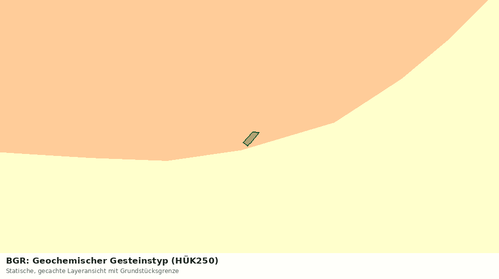 Statische Kartenansicht: BGR: Geochemischer Gesteinstyp (HÜK250)