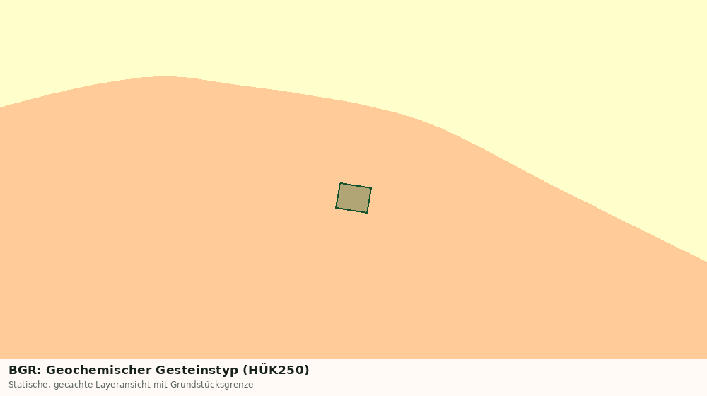Statische Kartenansicht: BGR: Geochemischer Gesteinstyp (HÜK250)