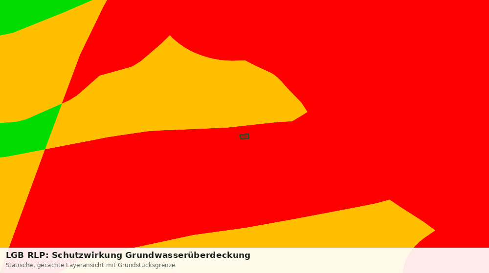 Statische Kartenansicht: LGB RLP: Schutzwirkung Grundwasserüberdeckung