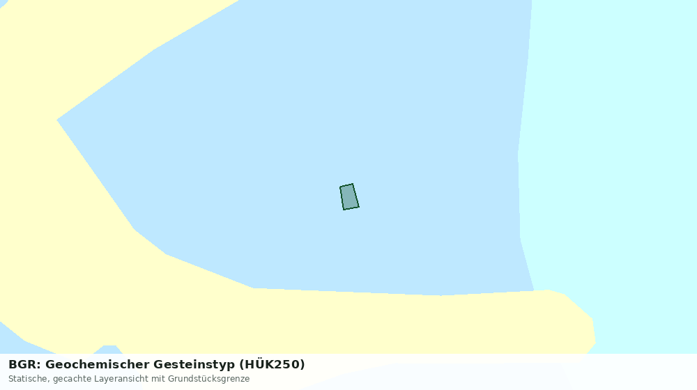 Statische Kartenansicht: BGR: Geochemischer Gesteinstyp (HÜK250)