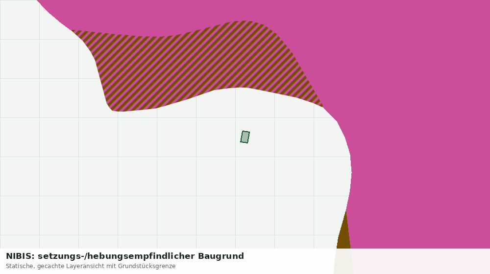 Statische Kartenansicht: NIBIS: setzungs-/hebungsempfindlicher Baugrund