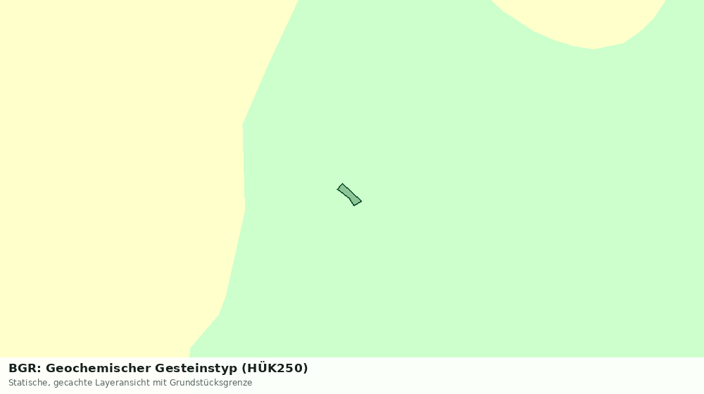 Statische Kartenansicht: BGR: Geochemischer Gesteinstyp (HÜK250)