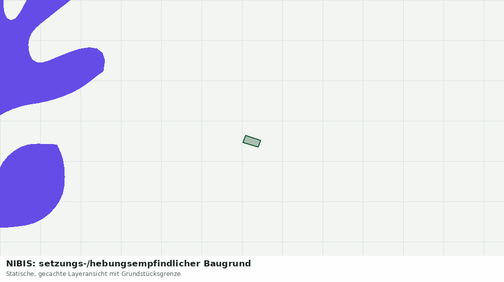 Statische Kartenansicht: NIBIS: setzungs-/hebungsempfindlicher Baugrund