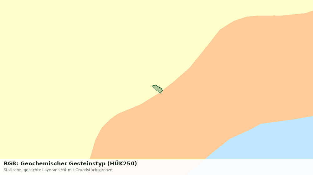 Statische Kartenansicht: BGR: Geochemischer Gesteinstyp (HÜK250)