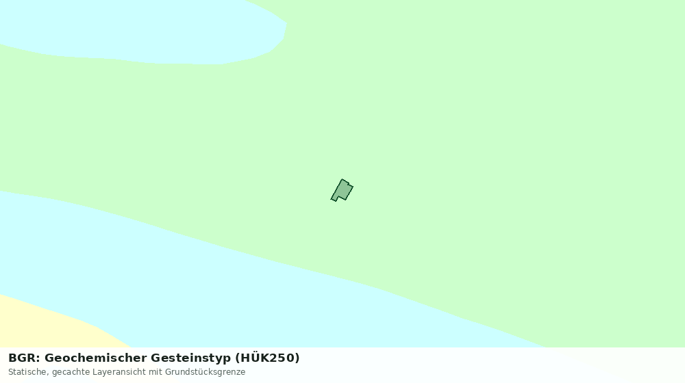 Statische Kartenansicht: BGR: Geochemischer Gesteinstyp (HÜK250)