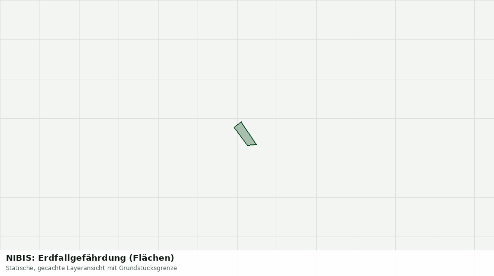 Statische Kartenansicht: NIBIS: Erdfallgefährdung (Flächen)