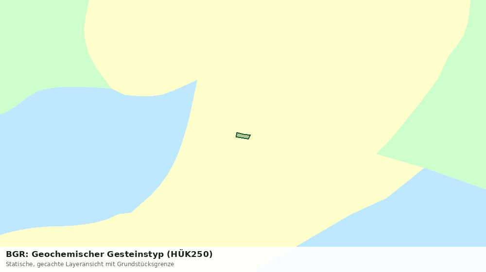 Statische Kartenansicht: BGR: Geochemischer Gesteinstyp (HÜK250)
