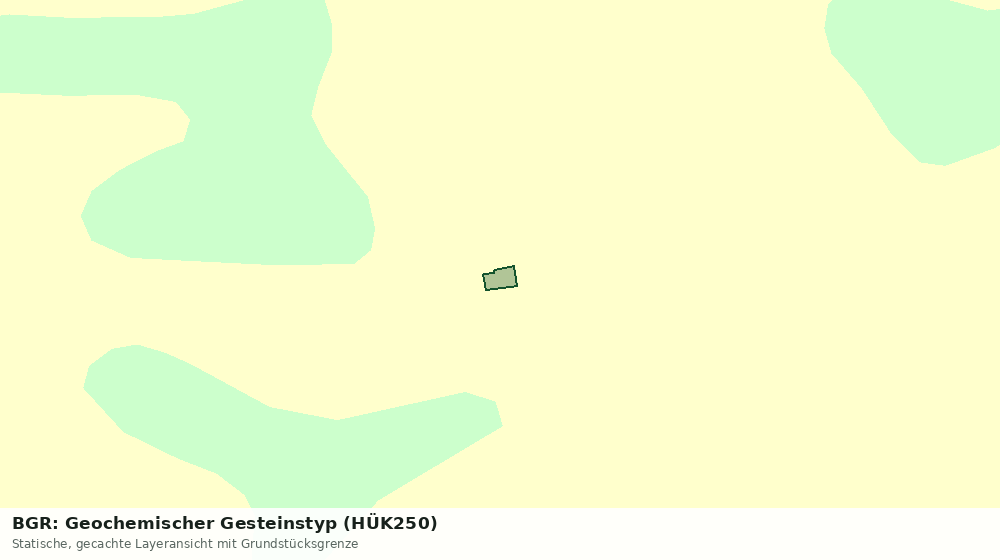 Statische Kartenansicht: BGR: Geochemischer Gesteinstyp (HÜK250)