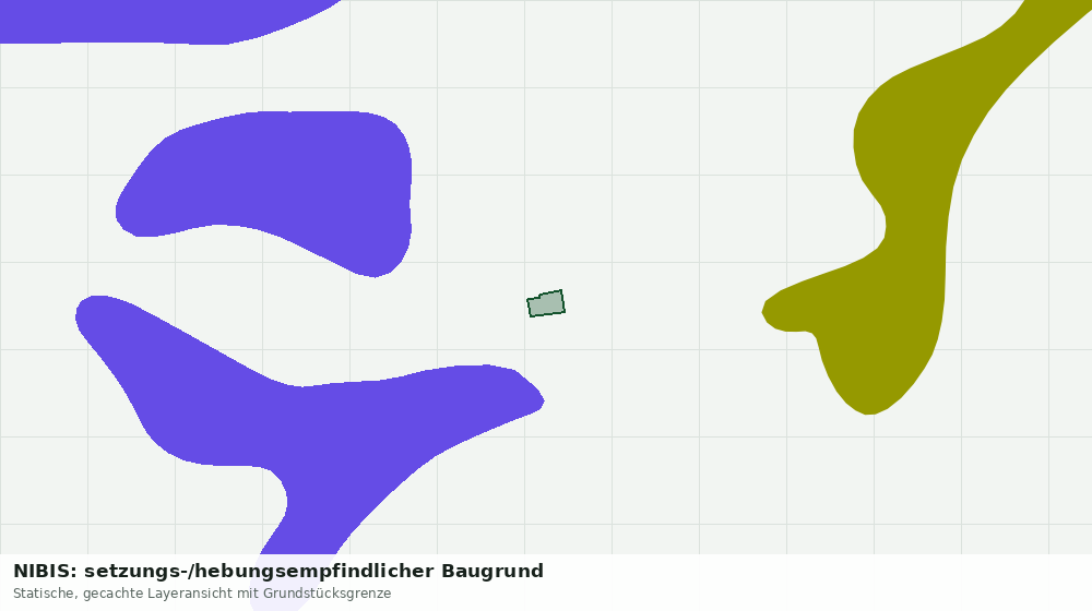 Statische Kartenansicht: NIBIS: setzungs-/hebungsempfindlicher Baugrund