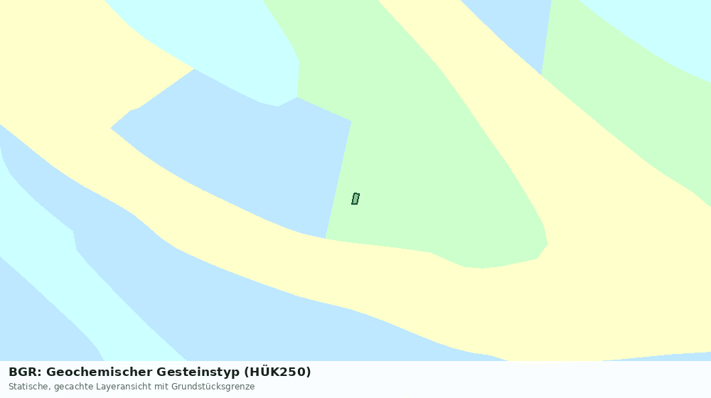 Statische Kartenansicht: BGR: Geochemischer Gesteinstyp (HÜK250)