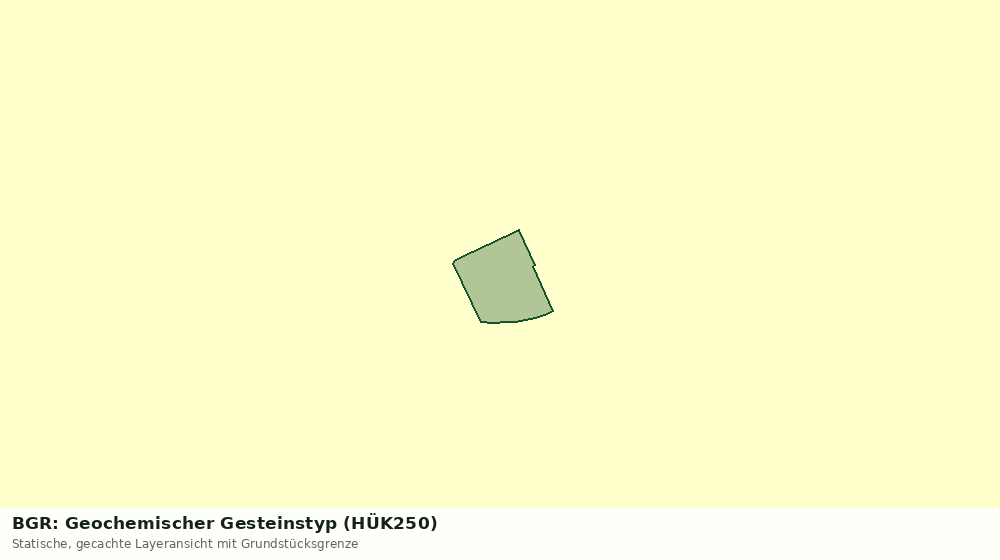 Statische Kartenansicht: BGR: Geochemischer Gesteinstyp (HÜK250)