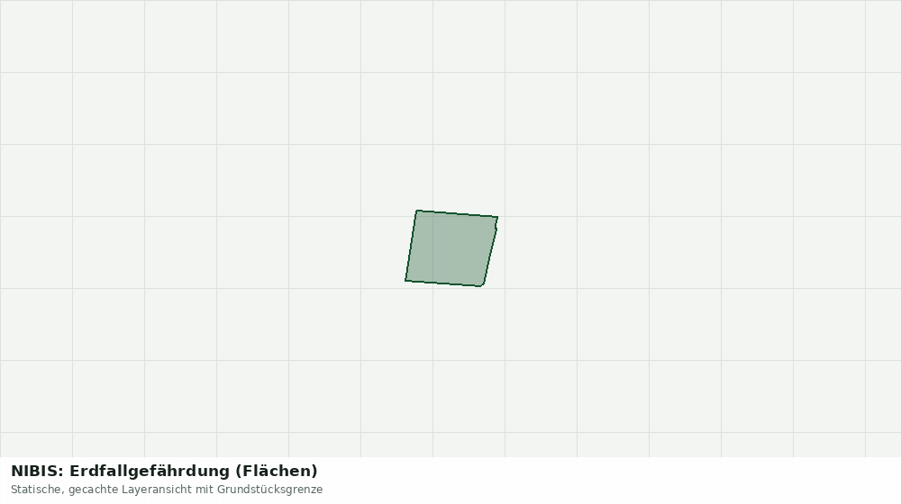 Statische Kartenansicht: NIBIS: Erdfallgefährdung (Flächen)