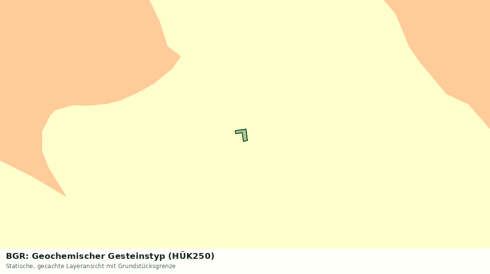 Statische Kartenansicht: BGR: Geochemischer Gesteinstyp (HÜK250)