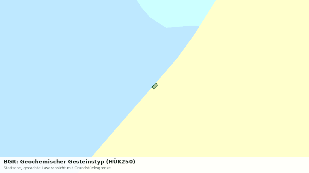Statische Kartenansicht: BGR: Geochemischer Gesteinstyp (HÜK250)