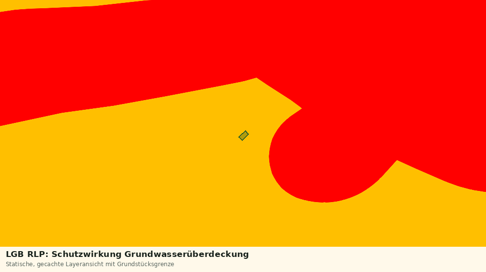 Statische Kartenansicht: LGB RLP: Schutzwirkung Grundwasserüberdeckung