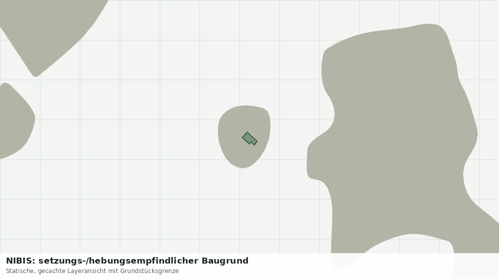 Statische Kartenansicht: NIBIS: setzungs-/hebungsempfindlicher Baugrund